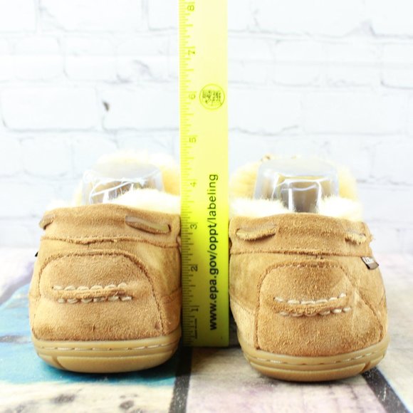LL Bean Wicked Good Moccasins Slippers Sz 12 Wide - Picture 6 of 9